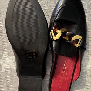 Kurt Geiger London Kai Chain Loafer Mules 9